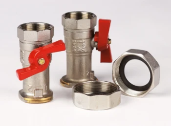 Watts WattsCIR 1A pompset met bolkranen 6/4 x 4/4 - prijs per set