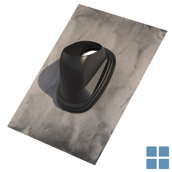 Ubbink universele loodslab schuin dak 25-45 dia 131