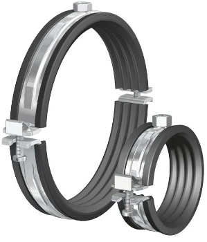 Flamco BSA buisbeugel M8 x 14-16 mm - met rubberinlage