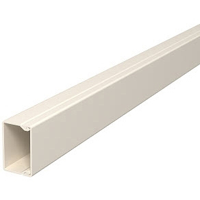 Kabelgoot met deksel WDK 40x40 wit