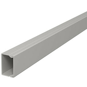 Kabelgoot met deksel WDK 40x40 grijs