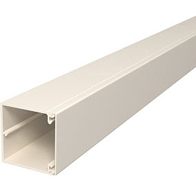 Kabelgoot met deksel WDK 60x60 wit RAL 9001