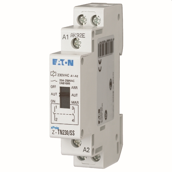 Vermogenscontactor 20A - 2P - 230V - AUTO - 2NO