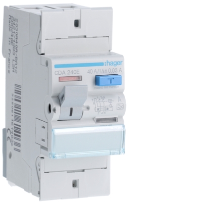Aardlekschakelaar 2P 40A 30mA type A