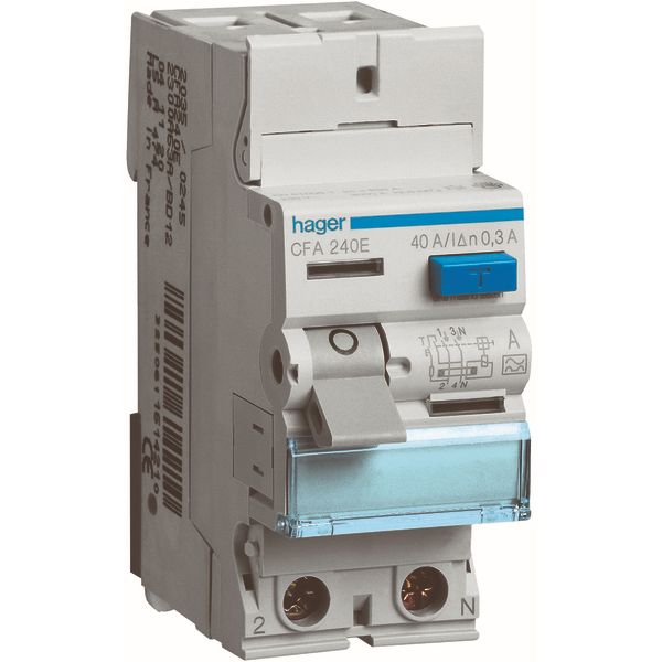 Aardlekschakelaar 2P 40A 300mA type A