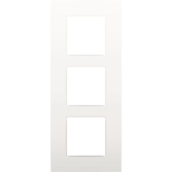 Afdekplaat INTENSE (60mm) 3-voudig verticaal, wit
