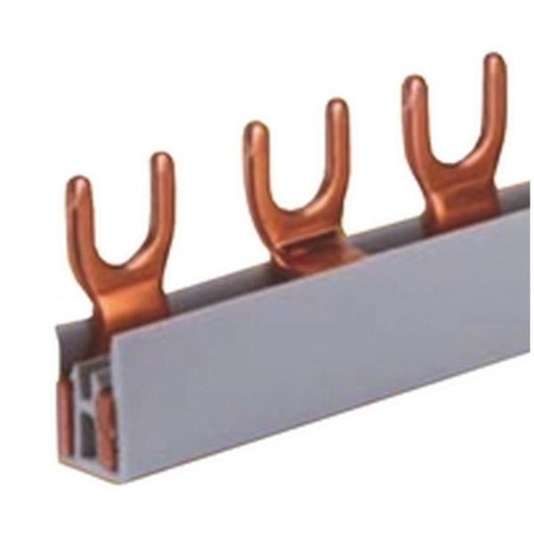 FTG Kamgeleider, 2-Polig, Vork, 10mm², L- Vorm, 56mod, 16mm, 1M