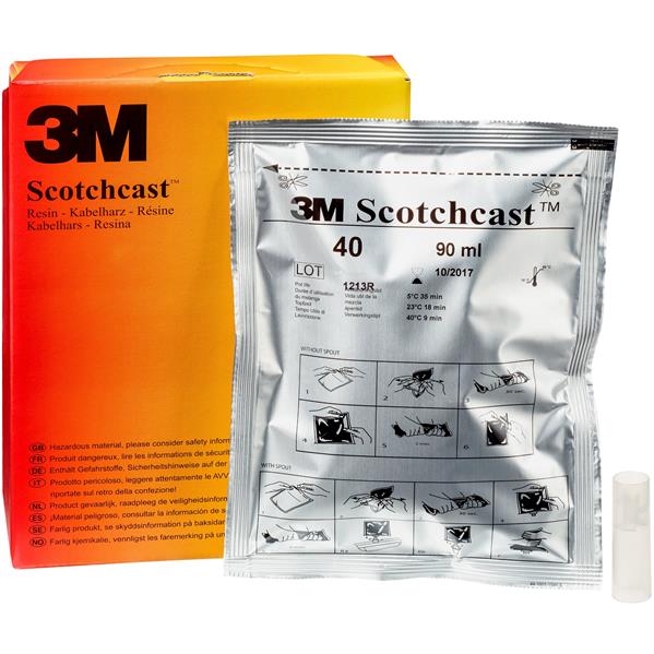 Scotchcast 40-A, Polyurethaan-Kabelhars, 2-Componenten CMP-Systeem, A, 90ml
