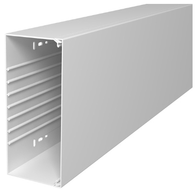 Kabelgoot met deksel WDK 100x230  wit