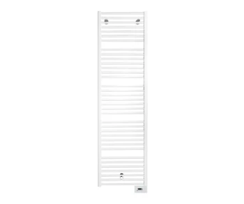 Vasco Iris-A elektrische handdoekradiator 1954 x 600 mm - 1250 Watt - Ral 9016 Verkeerswit