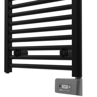Procasa Balneo elektrische handdoekradiator 1763 x 585 mm - 1000 Watt - zwart mat - NT180