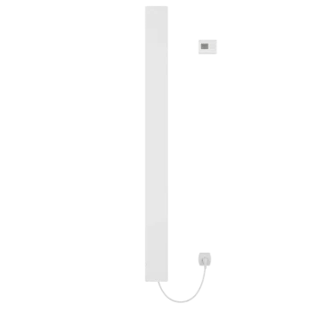 Procasa Gobi elektrische handdoekradiator 1800 x 170 mm - 950W - incl thermostaat - wit mat