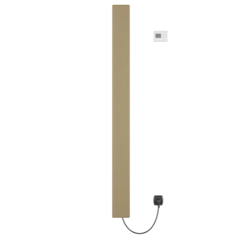 Procasa Gobi elektrische handdoekradiator 1800 x 170 mm - 950W - incl thermostaat - zand mat