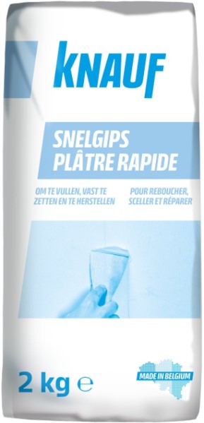 Snelhardend gips - Snelgips -zak 2kg