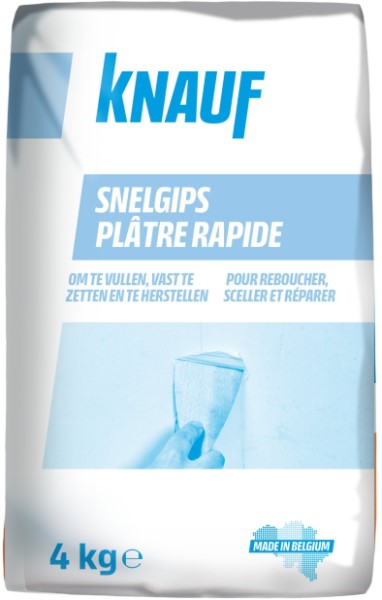 Snelhardend gips - Snelgips -zak 4kg