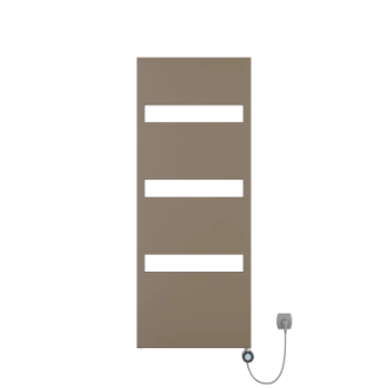 Procasa Kalahari elektrische handdoekradiator 1543 x 605 mm - 600W - incl thermostaat - taupe mat
