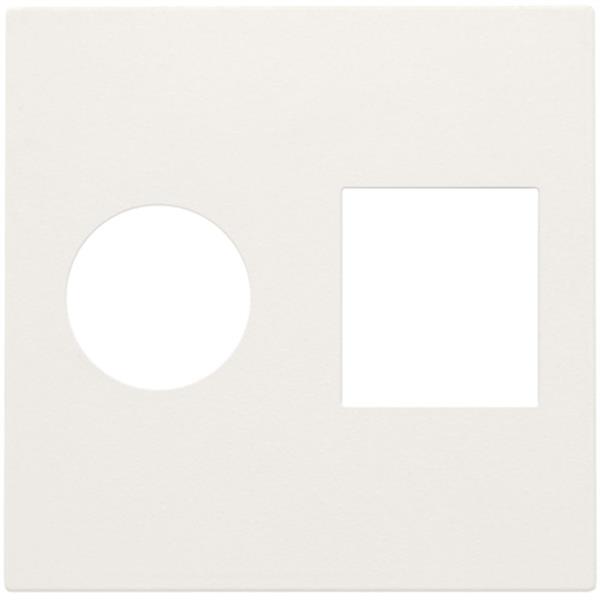 Centraalplaat TV + RJ45, Telenet Interkabel, wit