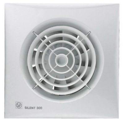 Toilet/badkamerventil. SILENT - 320m³/u - EXTRA PLAT