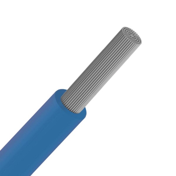 VOBst H07V-KT draad PVC soepel vertind 750V Eca 70°C Eupen Blauw 16mm²