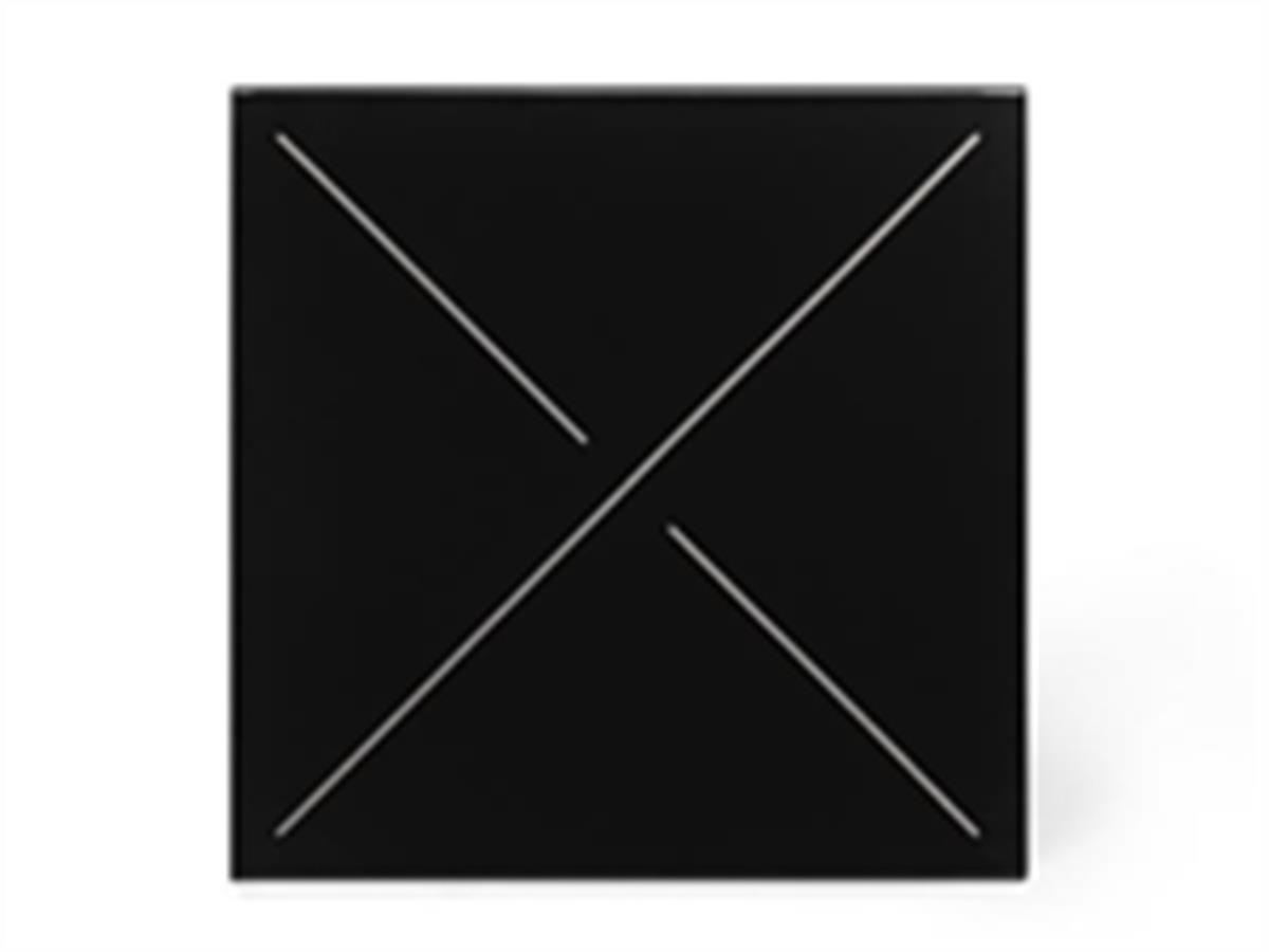 EDGE LIT BEDIENINGSMODULE MET 4 AANRAAKKNOPPEN - ZWART