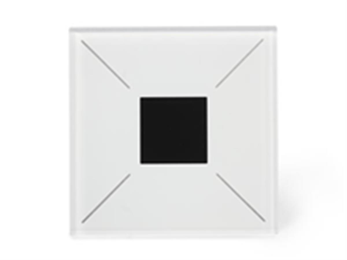 EDGE LIT BEDIENINGSMODULE MET OLED DISPLAY EN TEMPERATUURREGELAAR (WHITE EDITION)