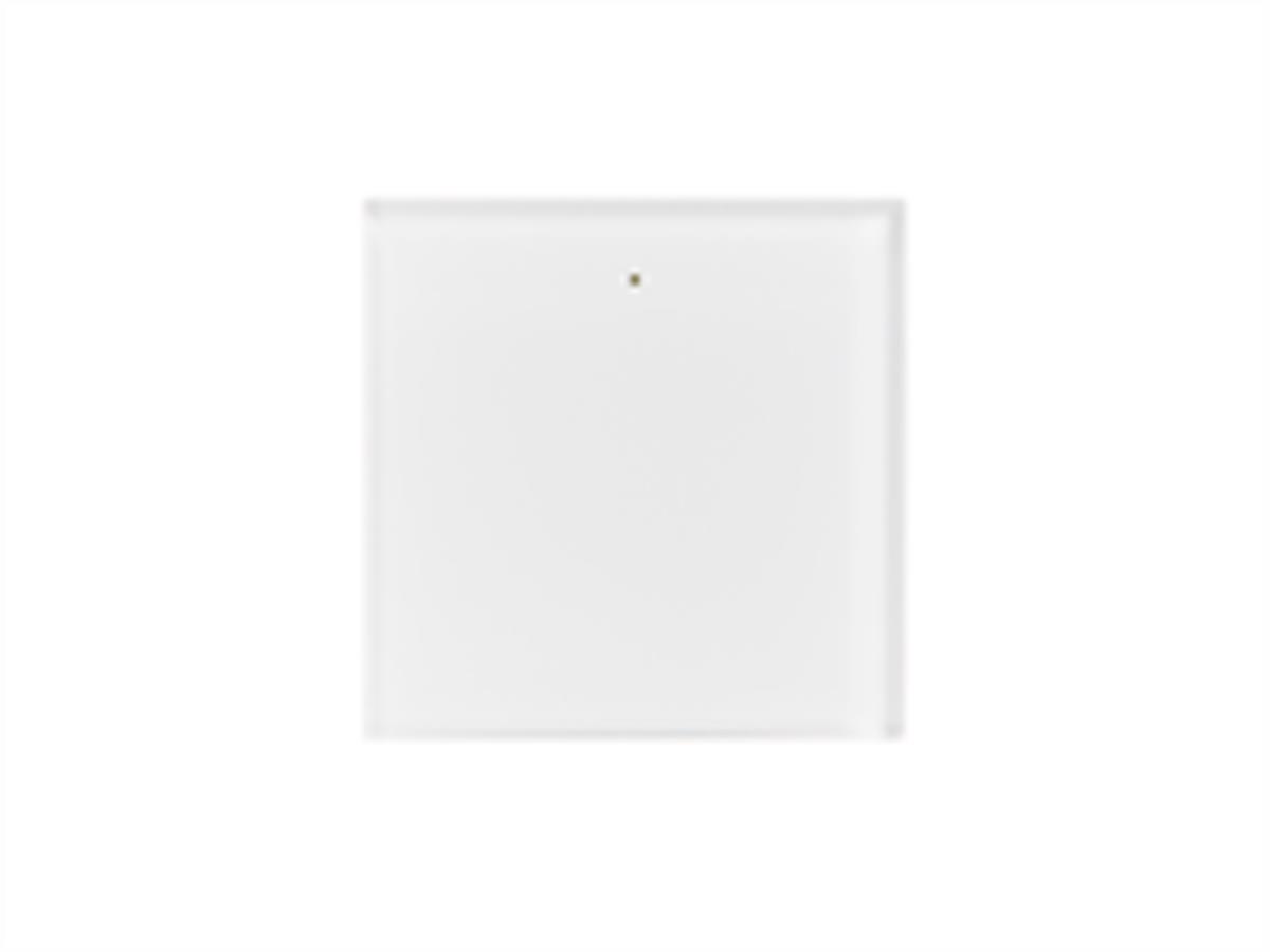 GLAZEN BEDIENINGSMODULE MET 1 AANRAAKTOETS - WIT