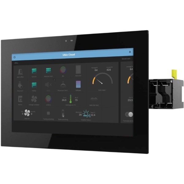 8'' touch screen voor bediening Ubie apps & Videofonie. POE-gevoed, wit