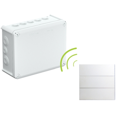 Controlemodule + 6 contacten op afstand te bedienen RF + WiFi in  IP66 behuizing