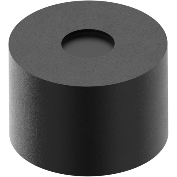 Bewegings- en lichtsensor in zwarte metalen opbouwarmatuur