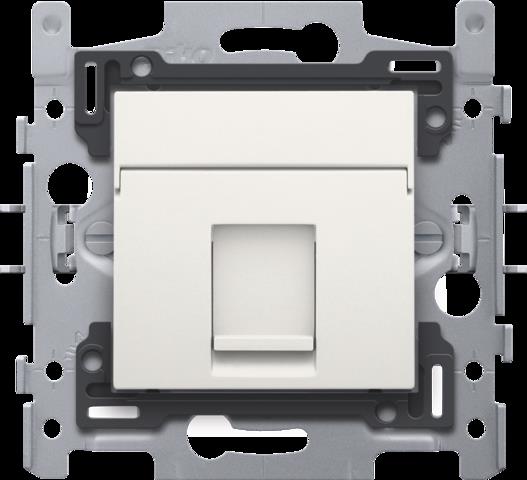 niko 1 rj45-aansl. utp cat5e + afwerking