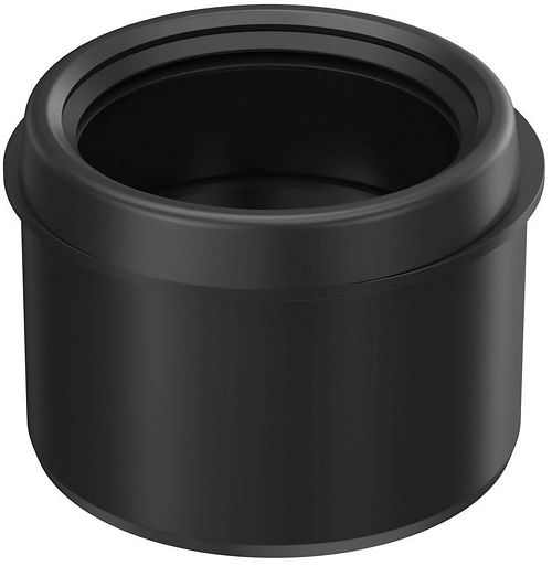 VERLOOPSTUK PP MF +DICHTING 110- 90MM ZWART