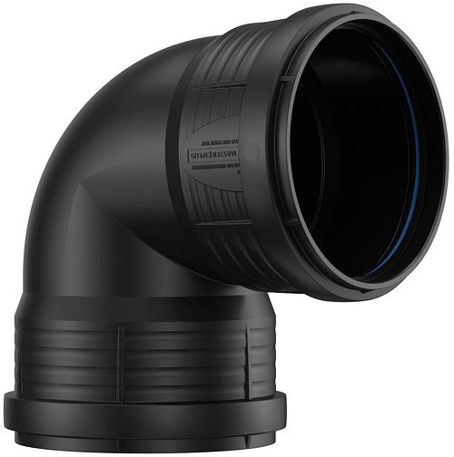 ELLEBOOG PP 90°.FF 110MM ZWART