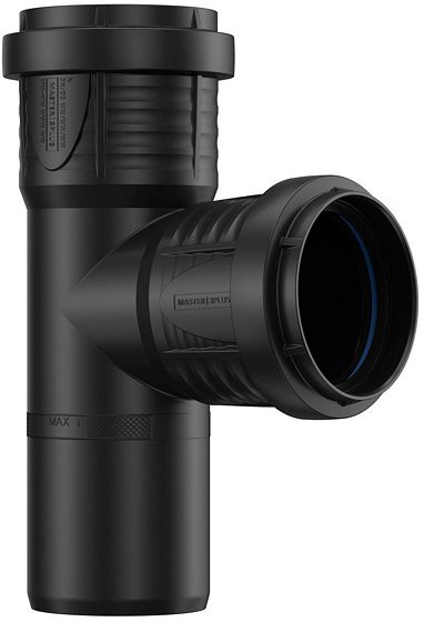 T PP 90°MFF 50-50MM ZWART