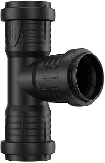 T PP 90°.FFF 40- 40MM ZWART
