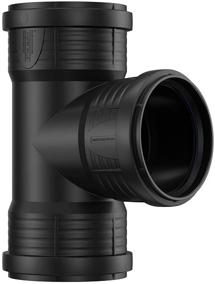 T PP 90°.FFF 90- 90MM ZWART