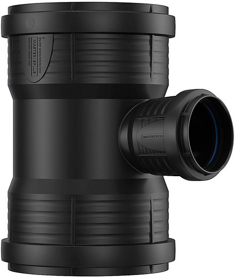 T PP 90°.FFF 110- 50MM ZWART