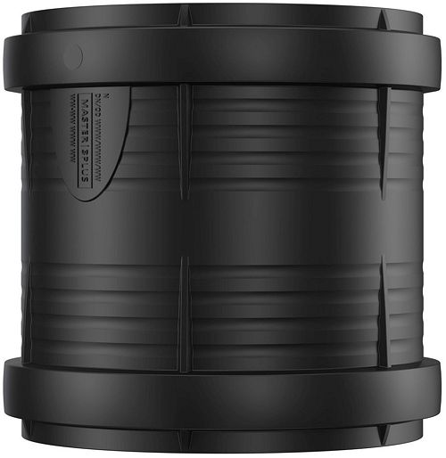 DUBBELE MOF PP FF 125MM ZWART