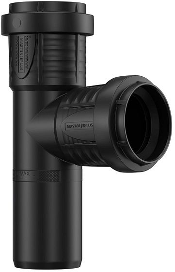 T PP 90°MFF  32-32MM ZWART