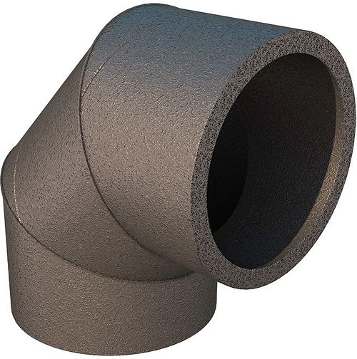 GEISOLEERDE BOCHT VOOR D-VENTILATIE UBBINK 200-230MM 90°