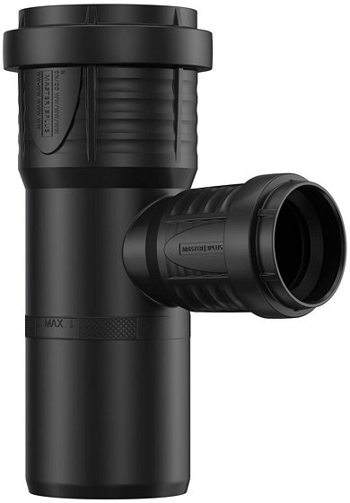 T PP 90°MFF 50-32MM ZWART