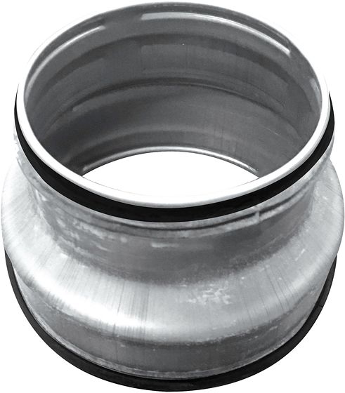 SPIRAL-D GALVA REDUCTIENIPPEL VOOR VENTILATIE 160-125MM