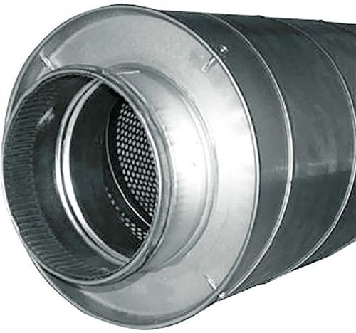 SPIRAL-D GALVA GELUIDSDEMPER VOOR VENTILATIE 180MM 90CM