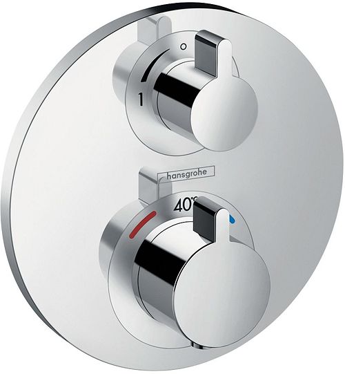 AFWERKSET THERMOSTAAT +STOPKRAAN ECOSTAT S HANSGROHE CHROOM