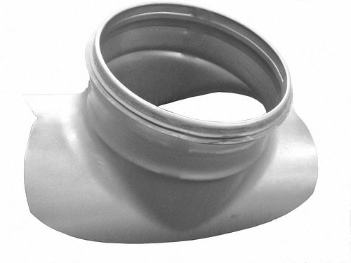 SPIRAL-D GALVA ZADELSTUK VOOR VENTILATIE 160-125MM
