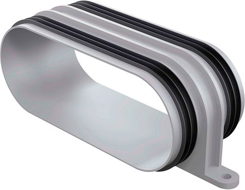 KOPPELSTUK VOOR LUCHTKANAAL OVAAL DUCOFLEX