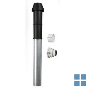 Vaillant concentrische dakdoorvoerset pp/alu  60/100mm voor condens