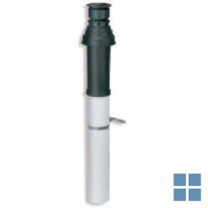 Vaillant set dakdoorvoer alu/pp  80/125mm