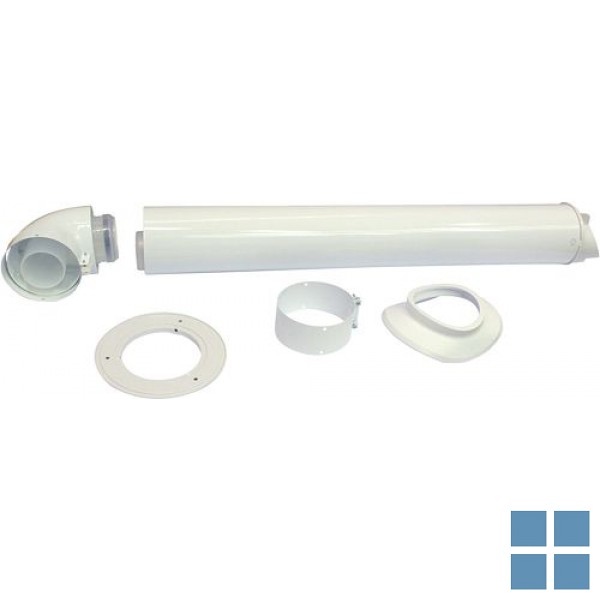 Vaillant geveldoorvoer alu/pp  80/125 voor condenserende gaswandketel